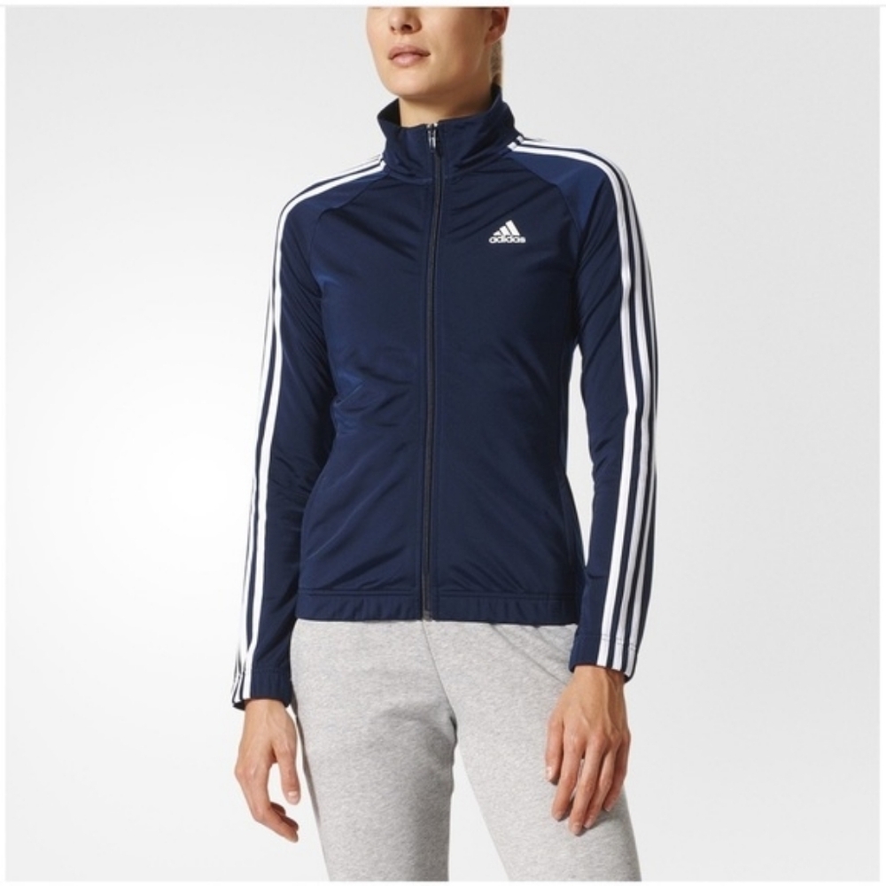 Adidas d2m tracktop bk4657 Sz L NAvy Nwt